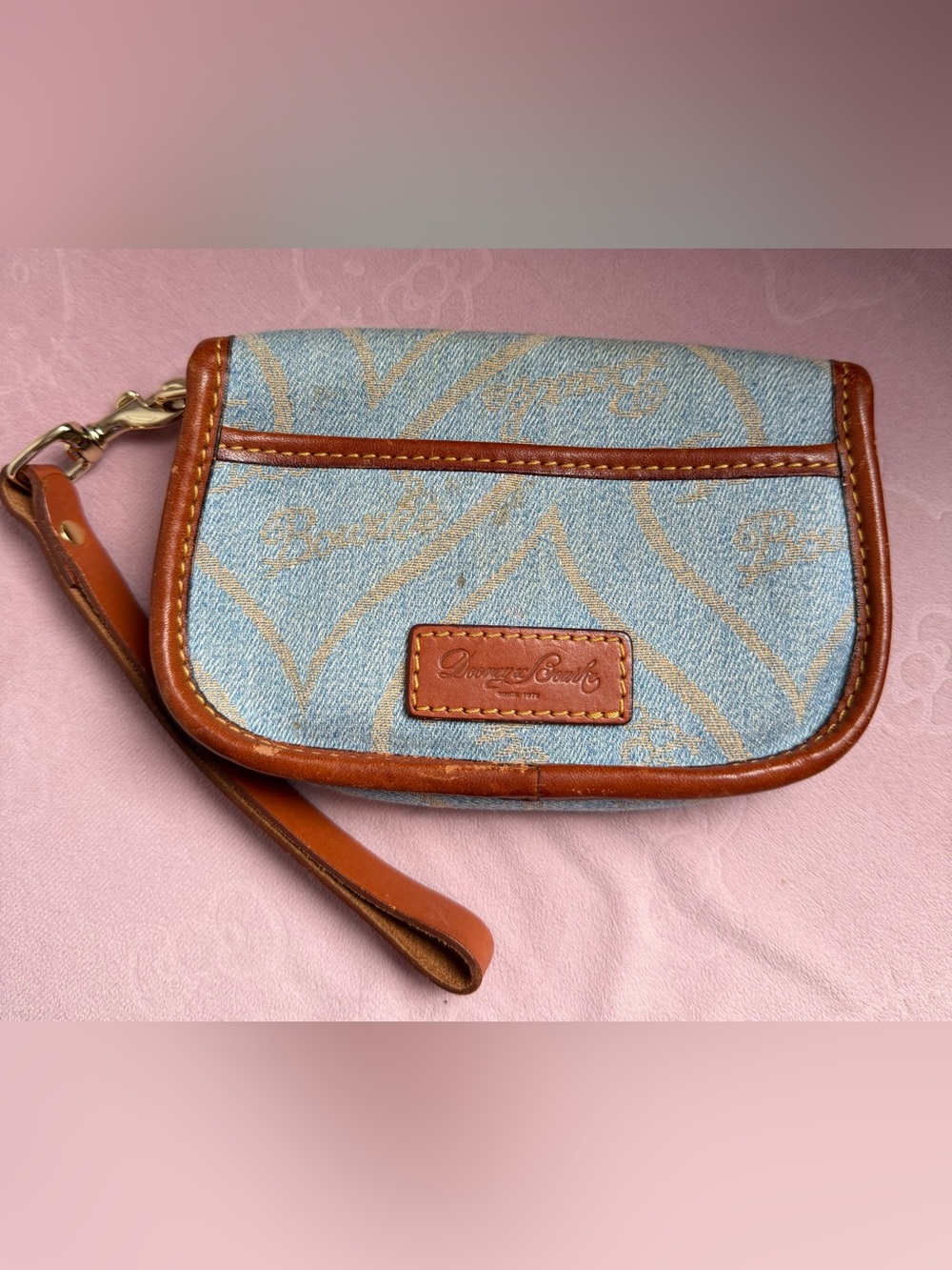 Dooney & Bourke Denim Wristlet 
Wallet Women’s - Picture 2 of 10